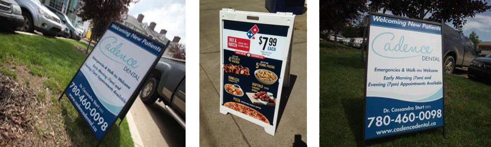 Edmonton A-Frame Signs