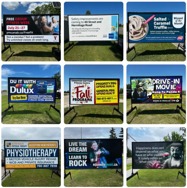 Edmonton Advertising Signs Rentals