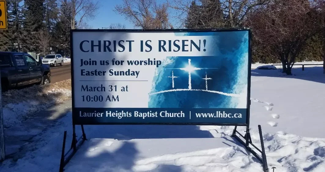 Edmonton Church Portable Signs